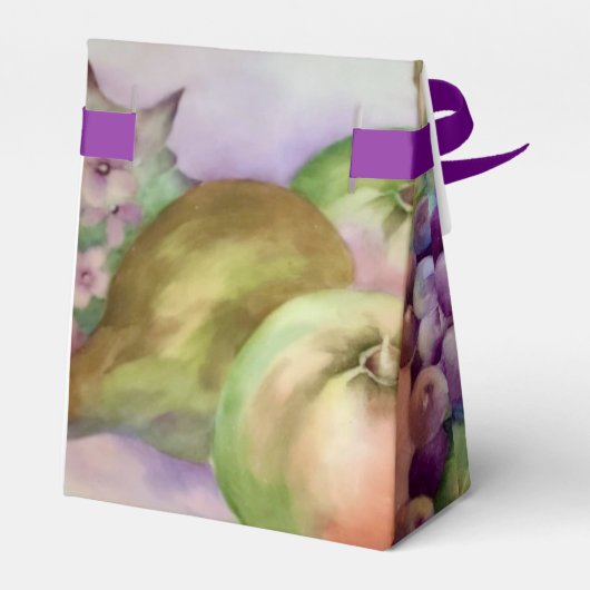 Appels, peren en druiven bedankdoosjes (Achterkant)