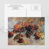 Appels peren luiers en druiven van Gogh Fine Art Briefkaart (Voorkant / Achterkant)