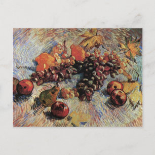 Appels peren luiers en druiven van Gogh Fine Art Briefkaart