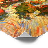 Appels peren luiers en druiven van Gogh Fine Art Poster (Hoek)