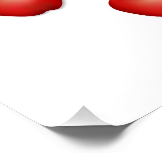 Appels, rood heerlijk perfect poster (Hoek)