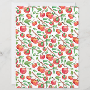 Appels scrapbookpapier