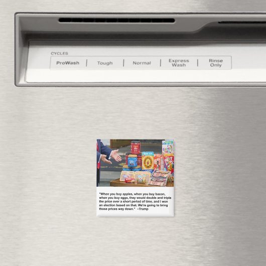 Appels, spek & eieren 'Koelkast magneet (Insitu (Vaatwasser))