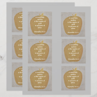 Appels van goud op zilver, patroon, plakboekpapier