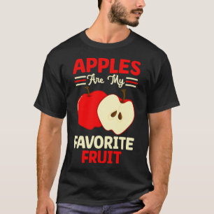 Appels zijn mijn favoriete fruit schattig fruit et t-shirt