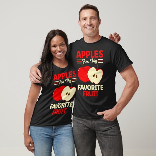 Appels zijn mijn favoriete fruit schattig fruit et t-shirt (Unisex)