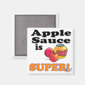appelsaus is super magneet (Voorkant / Achterkant)