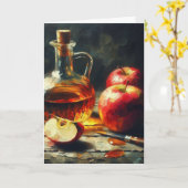 Appelschilderij Kaart (Gele Bloem)