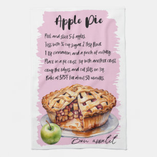 Appeltaart bakken recept theedoek