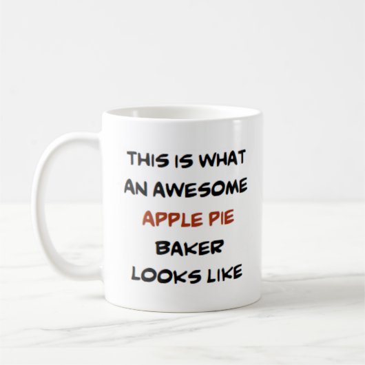 appeltaart bakker, geweldige koffiemok (Links)