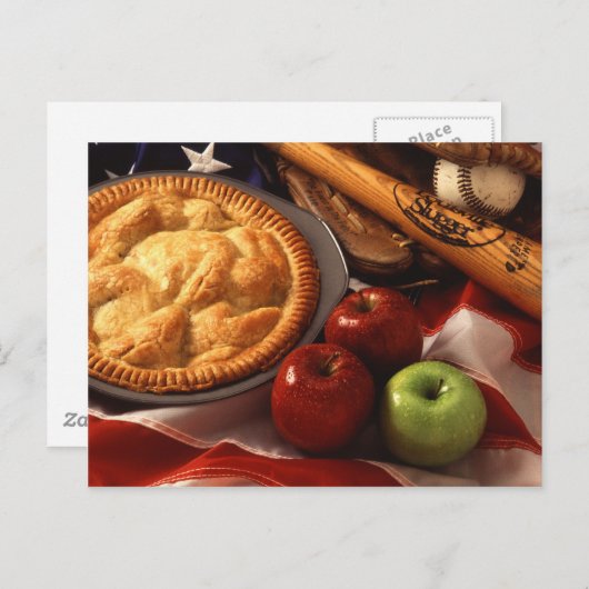 Appeltaart Briefkaart (Voorkant / Achterkant)