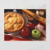 Appeltaart Briefkaart (Voorkant)