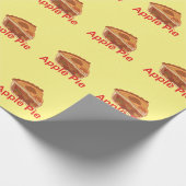 Appeltaart dessert cadeaupapier (Hoek)