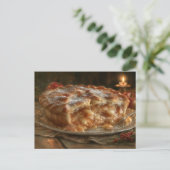 Appeltaart Feestdagenkaart (Staand voorkant)