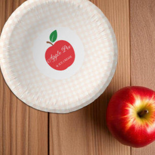 Appeltaart & Ijs Baby Shower Papieren Kommen
