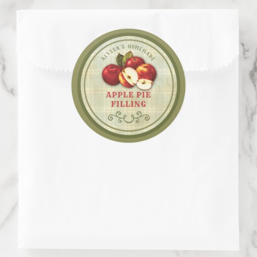  appeltaart inblikken label (Tas)