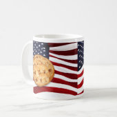 Appeltaart met Amerikaanse vlag Koffiemok (Voorkant links)