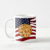 Appeltaart met Amerikaanse vlag Koffiemok (Links)