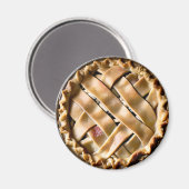 Appeltaart met een Fancy korst Magneet (Voorkant / Achterkant)