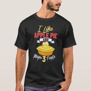 Appeltaart Recept Amerikaanse Mini Stukjes Kruiden T-shirt