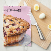Appeltaart Recept Theedoek (Quarter Fold)