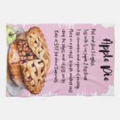 Appeltaart Recept Theedoek (Horizontaal)