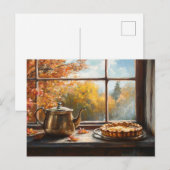 Appeltaart Rustieke Keuken Setting Briefkaart (Voorkant / Achterkant)