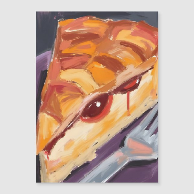 Appeltaart Thanksgiving Watercolor Magnetische Kaa (Voorkant)