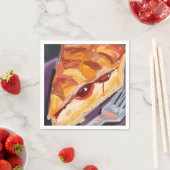 Appeltaart Thanksgiving Waterverf Servet (Insitu)