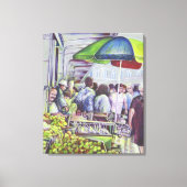 Appeltaart vereist appels Hongarije Canvas Afdruk (Voorkant)