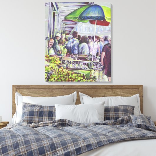 Appeltaart vereist appels Hongarije Canvas Afdruk (Insitu (Slaapkamer))