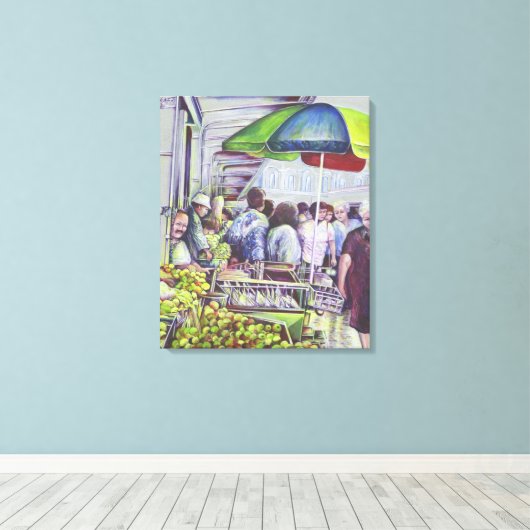 Appeltaart vereist appels Hongarije Canvas Afdruk (Insitu (Houten vloer))