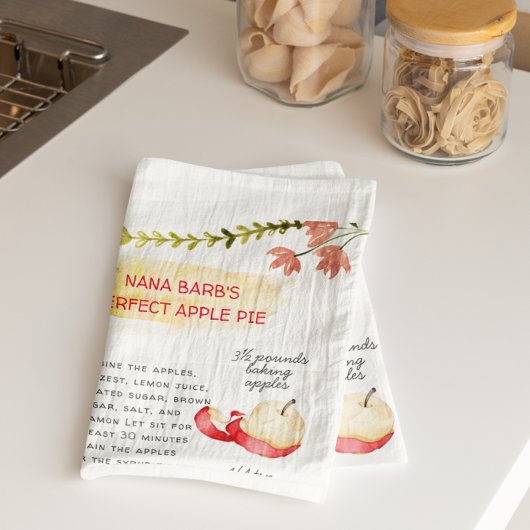 Appeltaart Waterverf Recept Heirloom Theedoeken