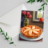 Appeltaart Waterverf Thanksgiving Feestdagenkaart