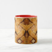 Appeltaartrooster korst rood bruin dessert mok (Midden)