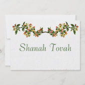  appeltak met bloemen kaart (Achterkant)