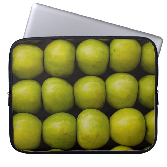 Appelvruchten levensmiddelengroene appels laptop sleeve (Voorkant)