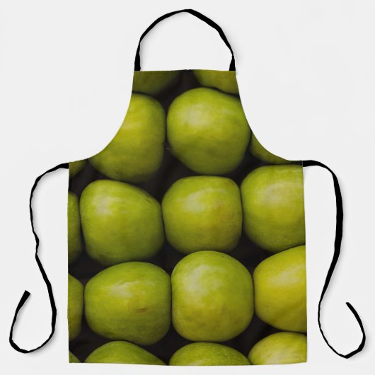 Appelvruchten levensmiddelengroene appels schort (Voorkant)