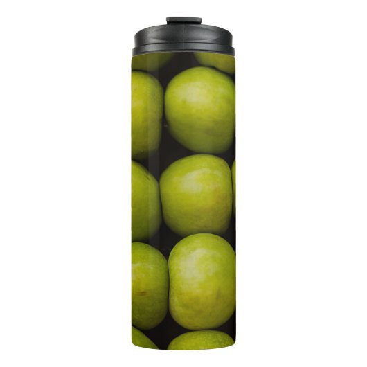 Appelvruchten levensmiddelengroene appels thermosbeker (Voorkant)