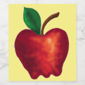 Appelwijn Wijn Etiket (Enkel label)