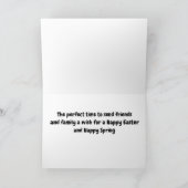 APPEN **MAKKELIJKER** EN GEWELDIG **SPREN** FEESTDAGEN KAART (Binnen)