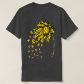 Appendix Bewustzijn Zonnebloemlint bloemen herfst T-shirt (Design voorkant)