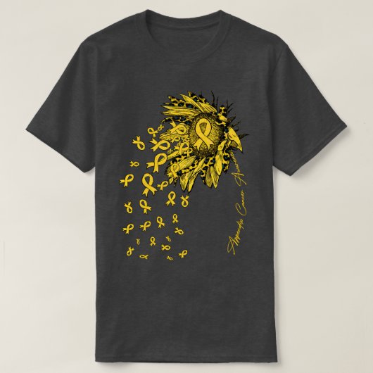 Appendix Bewustzijn Zonnebloemlint bloemen herfst T-shirt (Design voorkant)