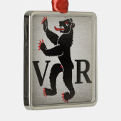 Appenzell Ausserrhoden Metalen Ornament (Rechts)
