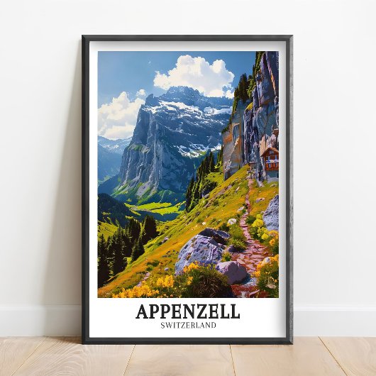 Appenzell kunst - Appenzell Print Ebenalp Berg