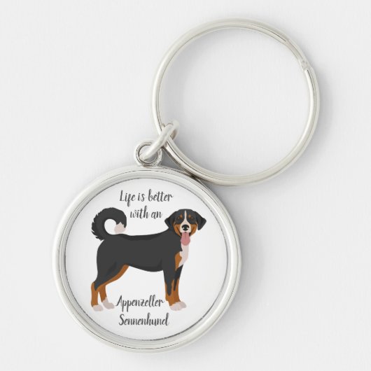 Appenzeller Sennenhond Sleutelhanger (Voorkant)