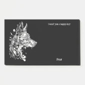 Appenzeller Sennenhund Abstracte Kunsthond Naam Post-it® Notes (Voorkant)