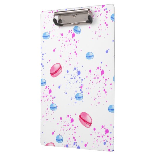 Appetitie makelaars in waterverf splatters klembord (Links)