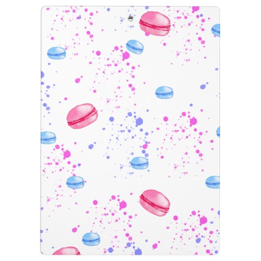 Appetitie makelaars in waterverf splatters klembord (Achterkant)