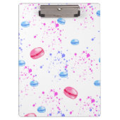 Appetitie makelaars in waterverf splatters klembord (Voorkant)